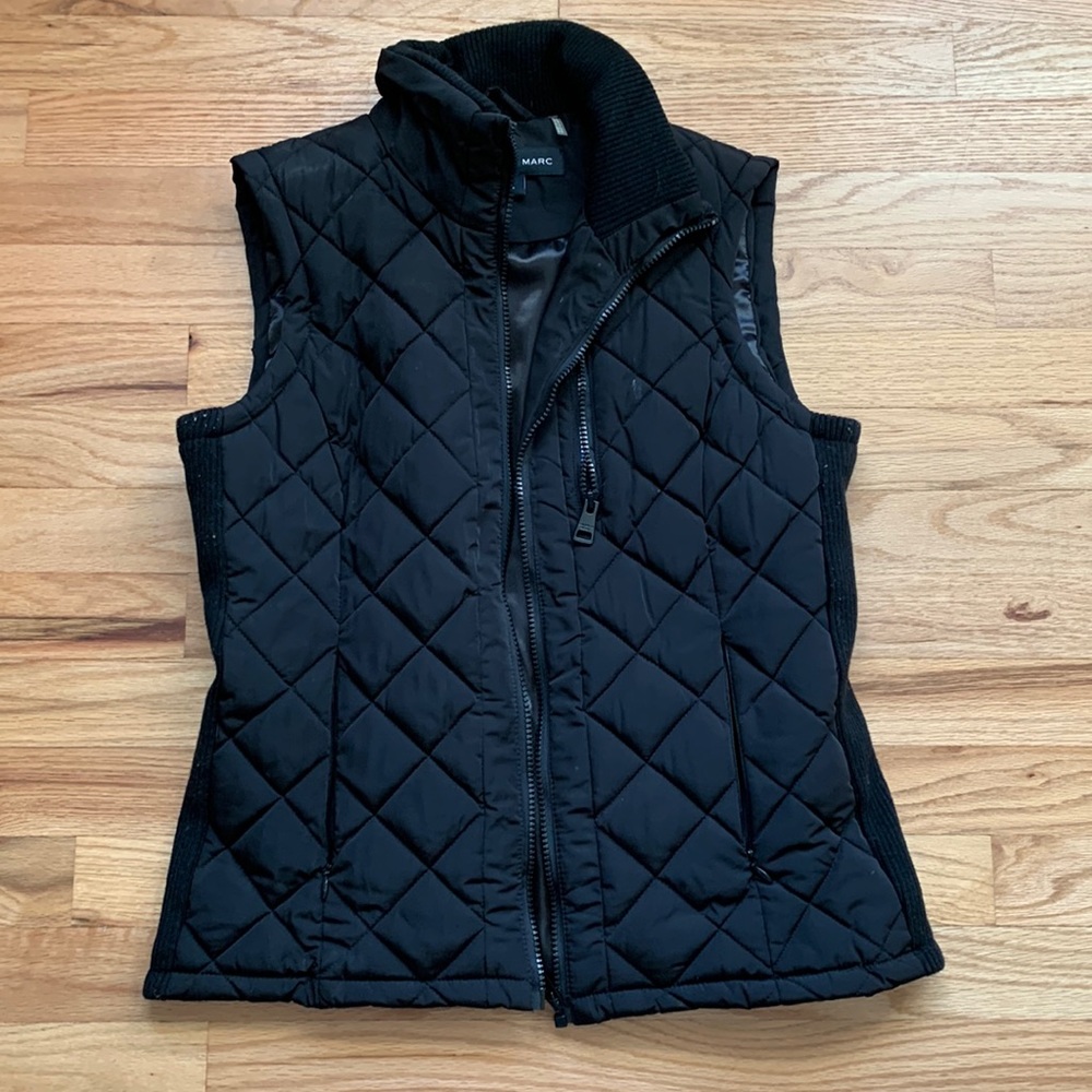 Black Andrew Marc vest
